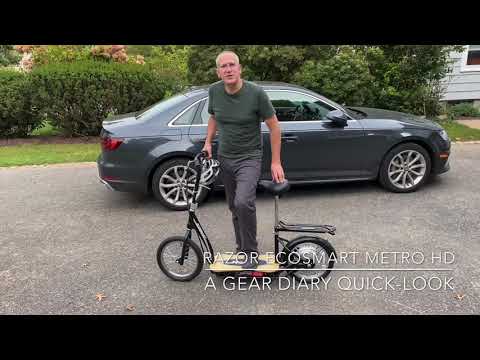 Razor ECOSMART Metro HD Electric Scooter- Gear Diary Review