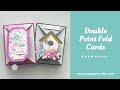 How to make a double point fun fold card