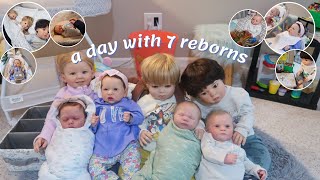 Day In the Life With ALL My Reborn Dolls | Sophia
