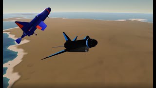 rescue mission + crash landing in simplerockets 2