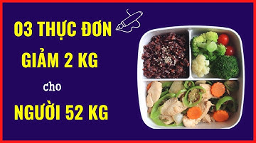 Cách Xây Dựng Thực Đơn Giảm Cân Khoa Học Cho Người 52 Kg | Dược Sĩ Đinh Hương