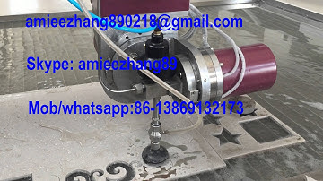 5 Axis CNC Water Jet Cutting Machine + -10 Degree Cutting