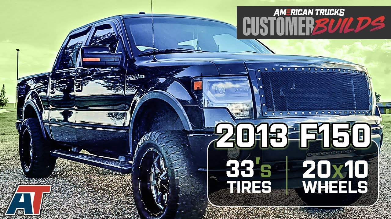 2013 F150 with Moto Metal Wheels & 33" Tires AmericanTrucks Customer