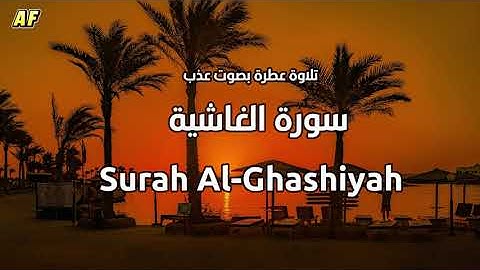 88- سورة الغاشية بصوت شجي وجميل - القارىء الشيخ علاء عقل