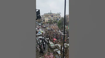 مظاهرة دمشق شارع خالد ابن الوليد تلعن روح بشار 