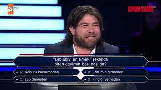 LEB DEMEDEN LEBLEBİYİ ANLAYAMADI