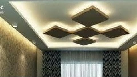 How to mark fancy false ceiling design for bedroom in easy way | paper drawing