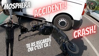 ACCIDENT TROTTINETTE EN VILLE MARSEILLE ! CRASH SCOOTER IN THE CITY MOSPHERA !