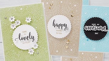 Introducing Spellbinders Cut and Emboss Folders
