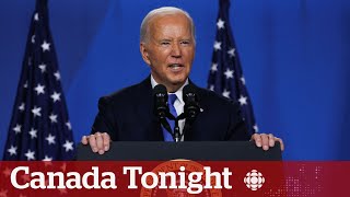 Biden, under pressure to step down, holds news conference