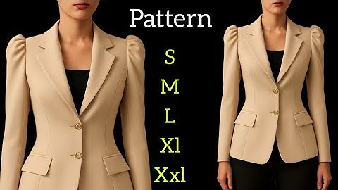 ✅ Blazer Pattern Making | The Detail Everyone Misses