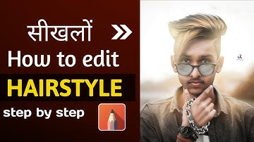 Hair style editing tutorial👌|| Autodesk sketchbook best Android app ||by vk editz