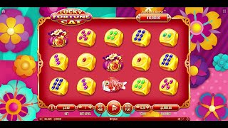 Lucky Fortune Cat - Gameplay Demo - Habanero Slots on Gambit Stream turnkey casino, sports betting screenshot 4