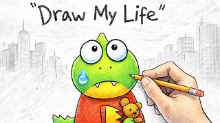 Draw My Life Gus The Gummy Gator Animated Kids Cartoon & Family Fun