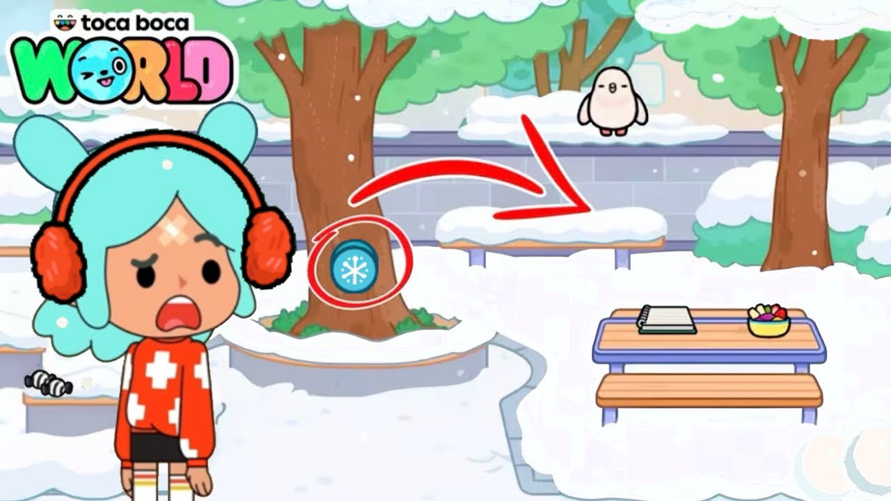 😱 OH, MY GOD! THE REAL WINTER ❄️HAS ARRIVED IN THE SCHOOLYARD IN TOCA BOCA / TOCA LIFE WORLD 🌎