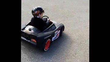 Gas powered power wheel - Lightning McQueen - part 2