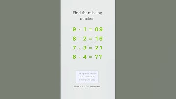 Find the missing number| #aptitude #mathpuzzle #puzzle #viral #exam #quiz #maths #reasoning #relax