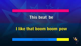 Boom Boom Pow - Black Eyed Peas (KARAOKE)