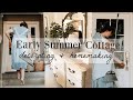 Early summer cottage homemaking  cozy home decor  simple thrifted decorating ideas