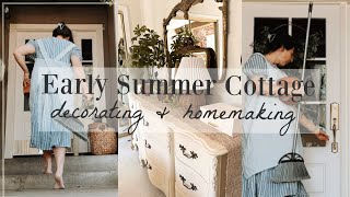 Early Summer Cottage Homemaking | Cozy Home Decor & Simple Thrifted Decorating Ideas