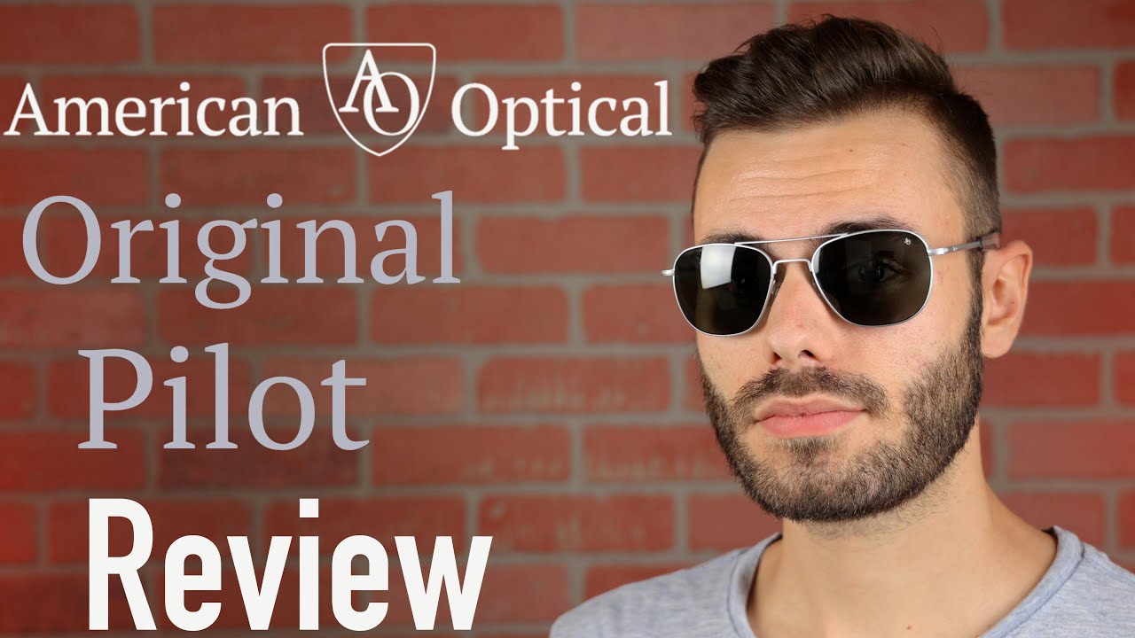 American Optical Original Pilot Sunglasses Review - YouTube