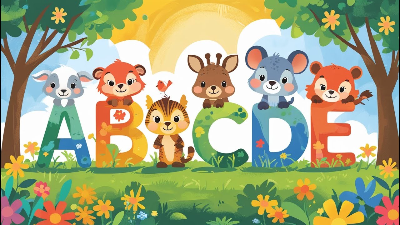 🎶 ABCDE Song - Learn ABC Alphabet with animals | BB Kids World Nursery Rhymes 🎶