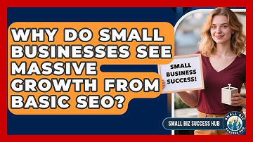 Why Do Small Businesses See Massive Growth From Basic SEO? - Small Biz Success Hub