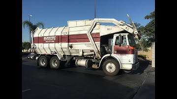 Burrtec White GMC Amrep Front Loader