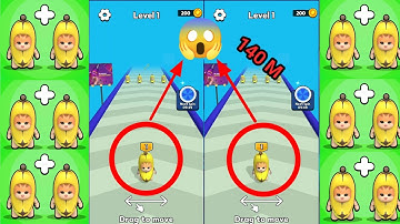 Epic banana run merge master ( banana cat 🐈 ) #bananacat #happycat #meme #doge #power #shorts
