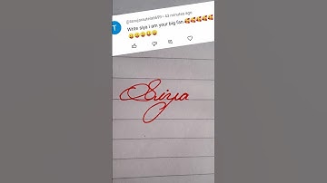 Siya name write in cursive writing #cursive#writing#beautiful#writing#shorts#feeds#clip