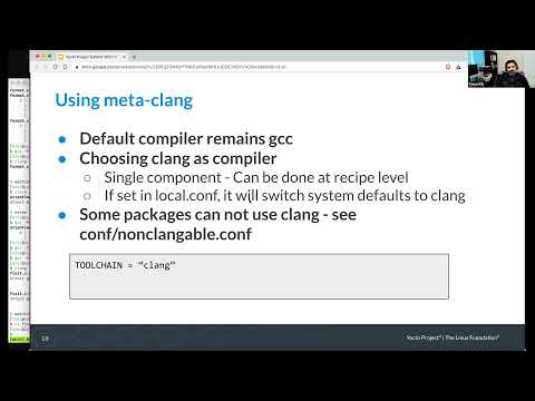 “why and how to use clang compiler with Yocto Project” by Khem Raj
