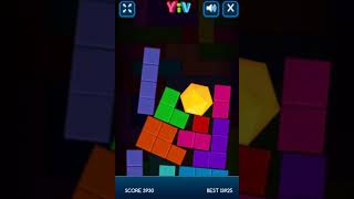 Hexagon Fall - Catching and arranging blocks screenshot 1