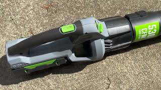 EGO Power  LB5302 3 Speed Turbo 56 Volt 530 CFM Cordless Leaf Blower Review