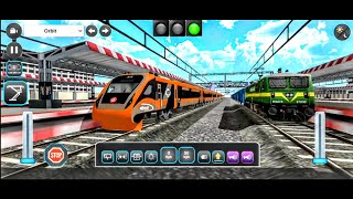 Indian Local Train Simulator |Saffron VANDE BHARAT EXPRESS |Action Gameplay  screenshot 2