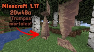 Las NUEVAS ESTALACITAS y ESTALAGMITAS de Minecraft 1.17 |Review 1.17 (20w48a)|