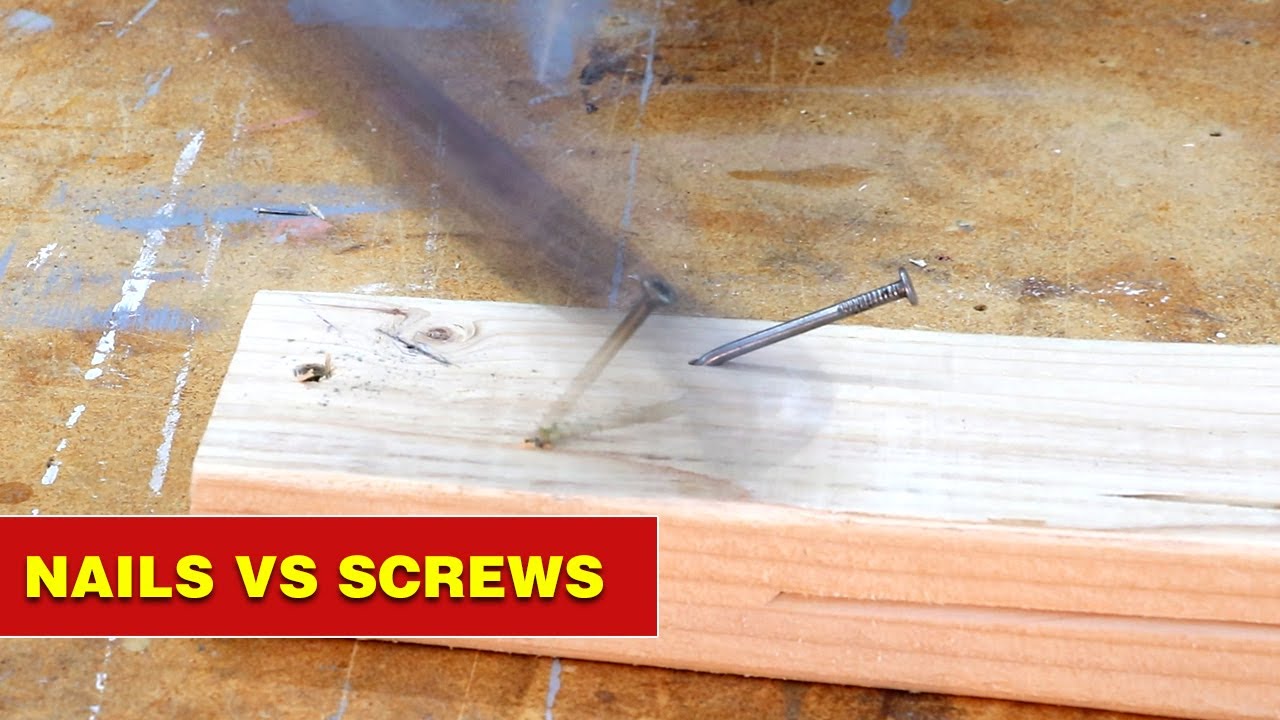 When Do I Use Nails vs. Screws? | DIY Basics - YouTube