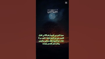سورة التين، #قرآن #اكسبلور #المصحف #bhfyp #تيك_توك #الرحمن #القزابري #حالات_واتس #funny #freefire