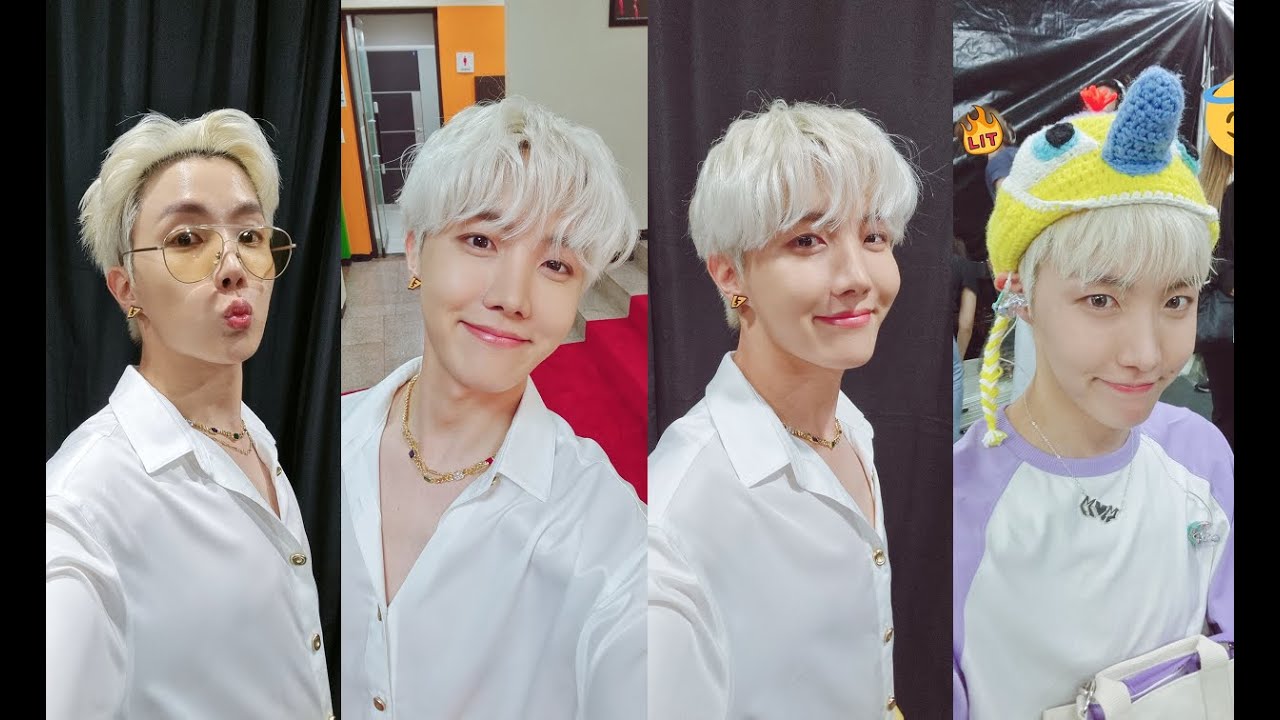 BTS J-HOPE 제이홉 with PLATINUM BLONDE hair💜MULTI-HOBI-VERSE💜 - YouTube