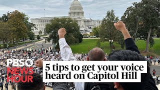 WATCH: 5 tips to get your voice heard on Capitol Hill