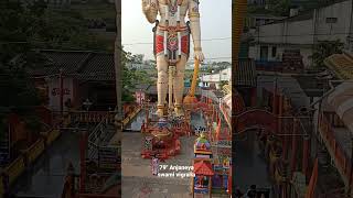 79 Feet Abhaya Anjaneya Swami Temple At Guntur