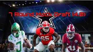 Dallas Cowboys 7 Round 2024 Mock Draft (4.0)