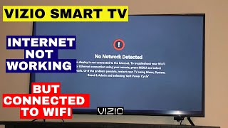 How to Fix VIZIO Smart TV No network Detected But Connected to Wi-Fi | | Not Connecting to WiFi