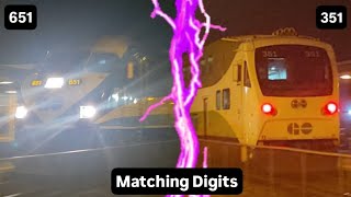 (23 Minutes Late) (Matching Digits) GO 1990 (Niagara Excursion)- 651 With 351 Flies Through Clarkson