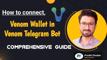 How to connect wallet in Venom telegram Bot? | Earn Online @QamarZiaAli