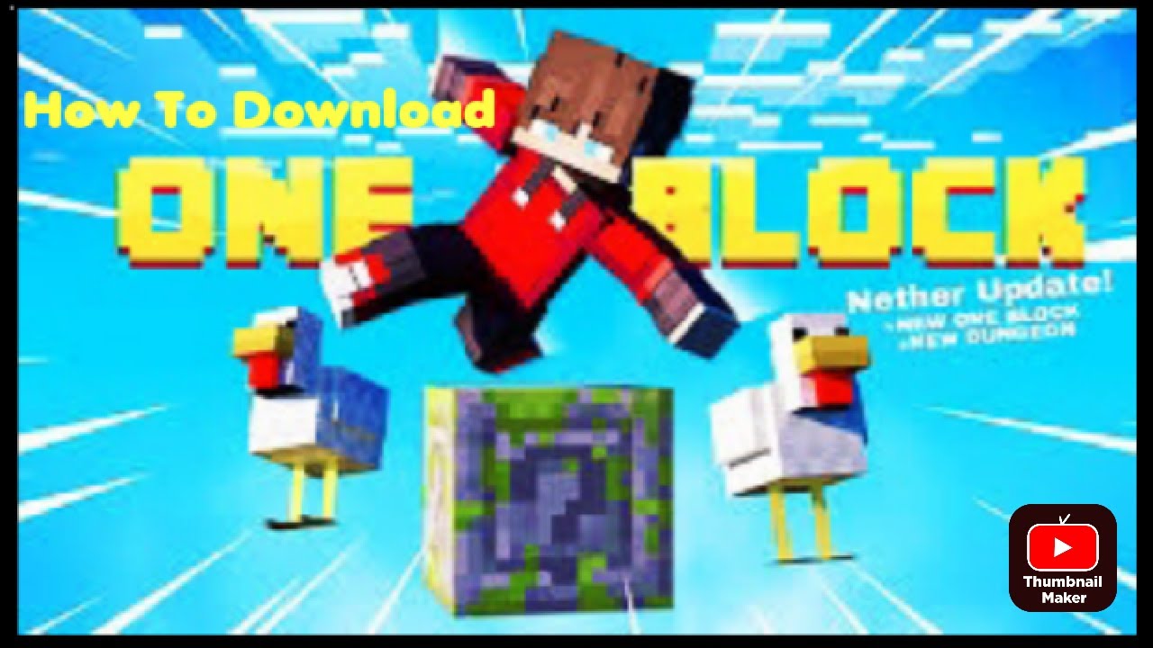 How To Download Oneblock | Oneblock Download Kasey Kare | Minecraft One ...