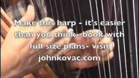 Caiman- build this harp form the book, Harp Making Made Simple- ( full size plans)