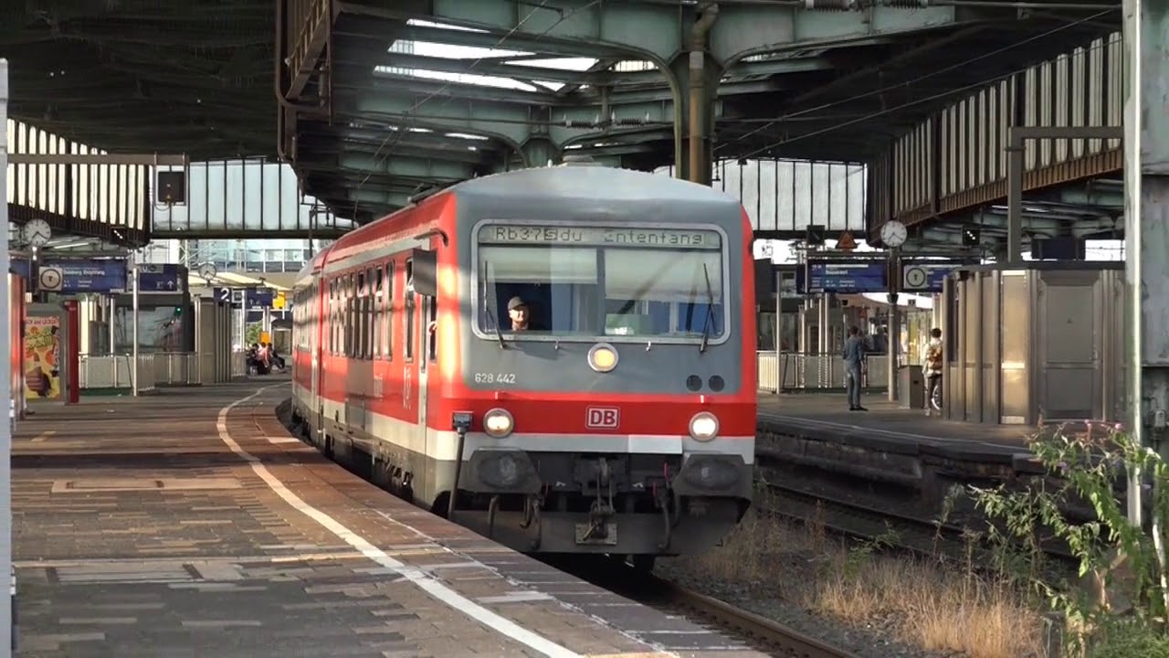 BR 628: RB 37 Duisburg Hbf - Duisburg-Entenfang 06.08.17