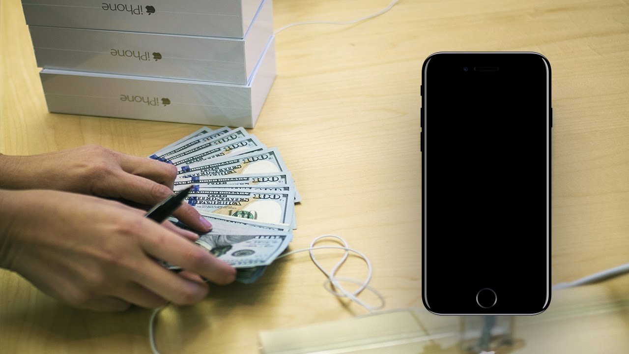 Быстро и просто 1000 долларов на iPhone 7 Jet Black!