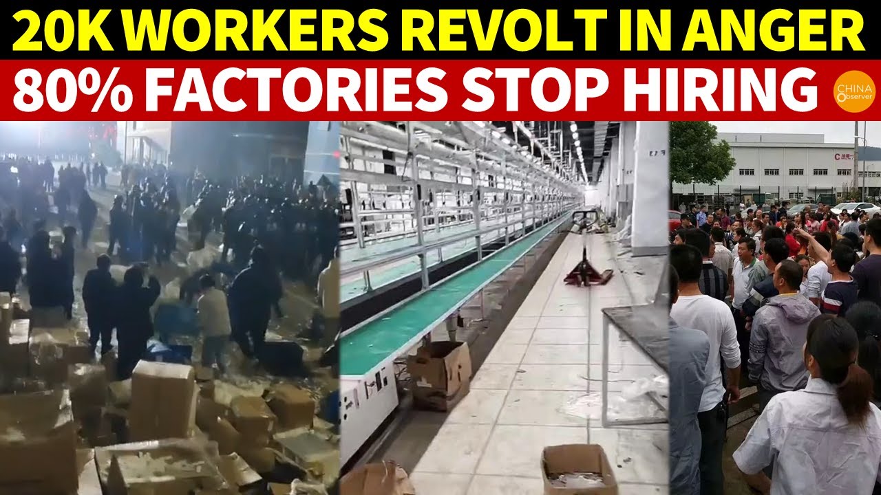 20,000 Workers Revolt in Anger, 80% of Well-Known Factories in This Major City Halt Hiring
