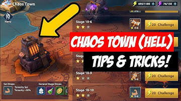 Chaos Town Hell Mode Tips! | Infinite Magicraid